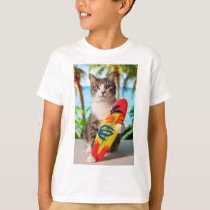 Surf Up Kat T-shirt