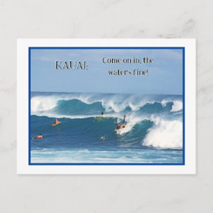 "SURF UP/ KAUAI BRIEFKAART