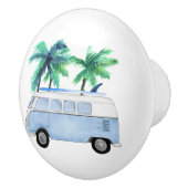 Surf Up Retro  Surfboards Keramische Knop (Rechts)