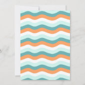 Surf up Surf Beach Surf Up Anniversaire Invitation (Dos)