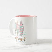 Surf Up Surfboard Beach Mug (Devant gauche)