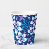 SURF van oerwoud (BLUE COMBO) Papieren Bekers (Voorkant)