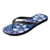 SURF van oerwoud (BLUE COMBO) Teenslippers (Schuin)