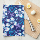 SURF van oerwoud (BLUE COMBO) Theedoek (Quarter Fold)