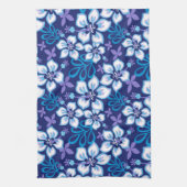 SURF van oerwoud (BLUE COMBO) Theedoek (Verticaal)