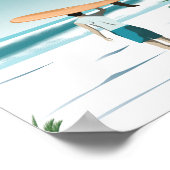 Surf van Saylutina mexico Poster (Hoek)