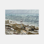 surf van zeegarend en zee fleece deken (Voorkant (Horizontaal))