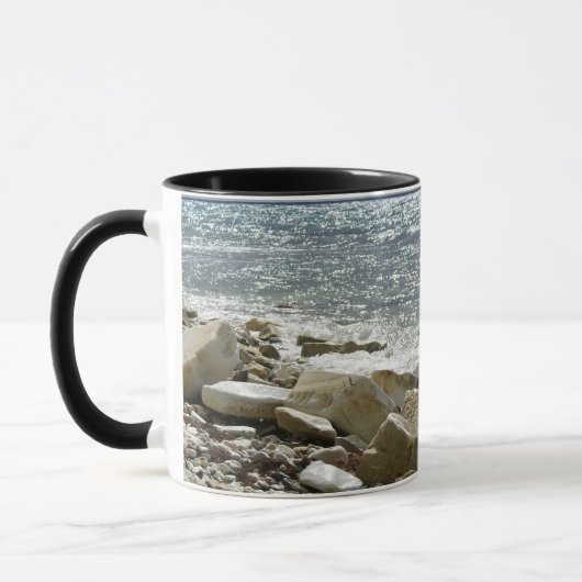 surf van zeegarend en zee mok (Links)