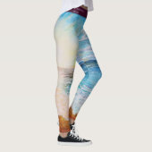 "Surf vers le haut" Leggings de plage (Droite)