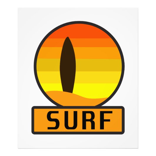 Surf Vibes Foto Afdruk (Voorkant)