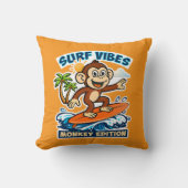 Surf vibes - monkey edition kussen (Voorkant)