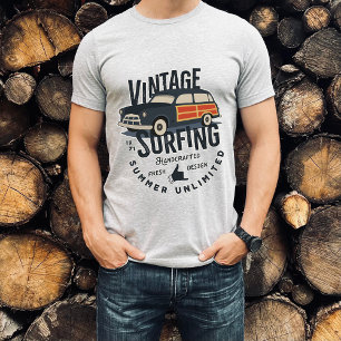 Surf vintage été illimité   T-shirt homme