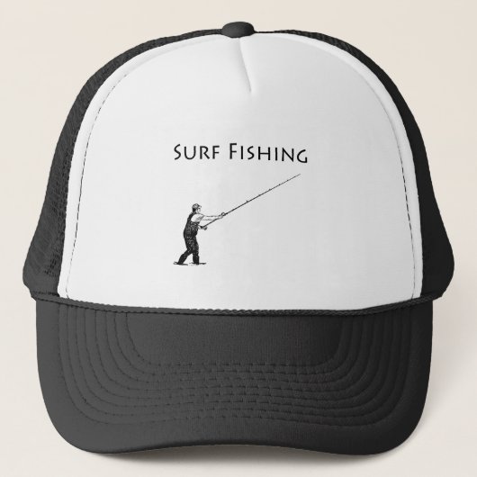 Surf Vist - Visserij Trucker Pet (Voorkant)
