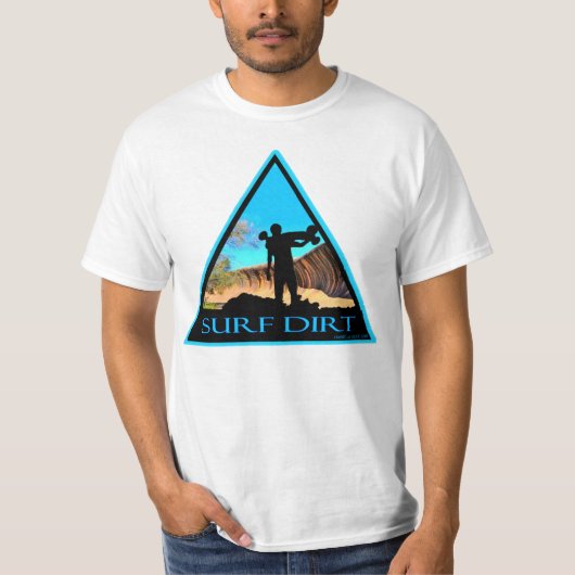 surf vuil t-shirt (Voorkant)