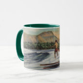 Surf WAIKIKI mug (Devant gauche)