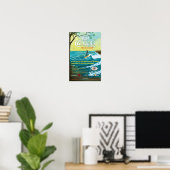 Surf @Water Poster- 11 x 17 inch Poster (Thuiskantoor)