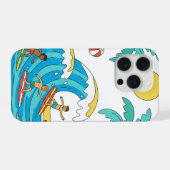 Surf & Waves – Cartoon Beach Gift Phone Case (Verso Horizontal)