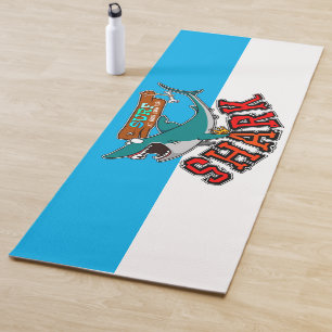 Surf with the shark yogamat