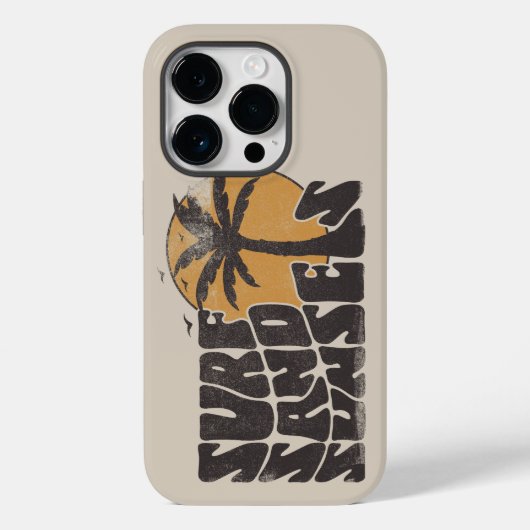 Surf Zand Zonsondergangen Beach Life Palm Tree Case-Mate iPhone Case (Achterkant)