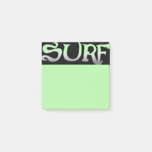 Surf zwart groen notitie pads post-it® notes