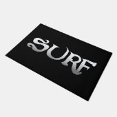 Surf zwart hormoon deurmat (Schuin)