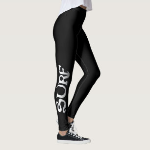 Surf zwarte leggings