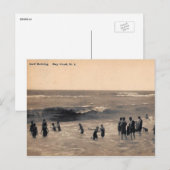 Surf zwemmen, Bay Head NJ, Vintage Briefkaart (Voorkant / Achterkant)