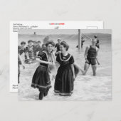 Surf zwemmen briefkaart (Voorkant / Achterkant)