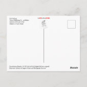 Surf zwemmen briefkaart (Achterkant)