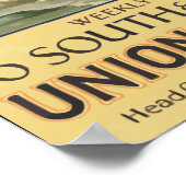 Surf zwemmen in Zuid-Afrika , Poster (Hoek)