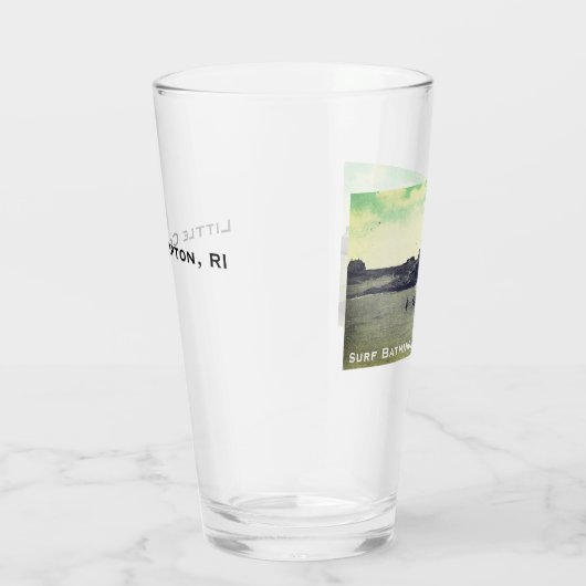 Surf zwemmen, Warren's Point Beach, Little Compton Glas (Rechts)