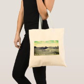 Surf zwemmen, Warren's Point Beach, Little Compton Tote Bag (Voorkant (product))