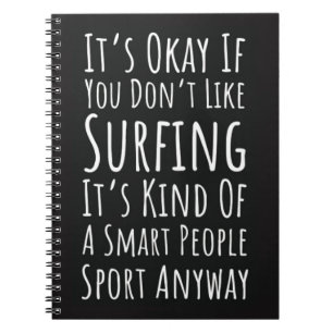 Surfaccessoires Cadeaus Oceaan Cool Strand Surfer Notitieboek