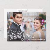 SURFACE À LA TENDANCE | CARTE POST MERCI MARIAGE (Devant / Derrière)