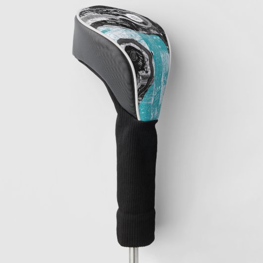 Surface Current – Abstract Flow & Structure Golf H Golfheadcover (Schuin)