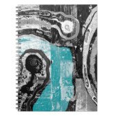 Surface Current – Abstract Flow & Structure Spiral Notitieboek (Voorkant)