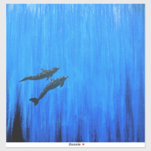 Surface dolphins #1 sticker