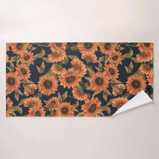 Surface Florale Motif-Mode Décoratif Tropical (Serviette de bain)