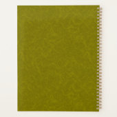 Surface vert olive avec un motif subtil tourbillon (Dos)