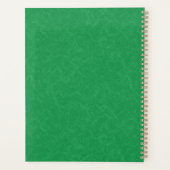 Surface verte texturée avec un motif tourbillonnan (Dos)