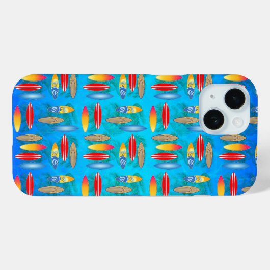 surfboads Case-Mate iPhone case (Achterkant (horizontaal))