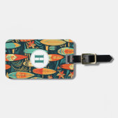 Surfboard bagagelabel (Voorkant horizontaal)