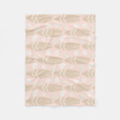 Surfboard Beach Baby Roze Fleece Deken (Voorkant)