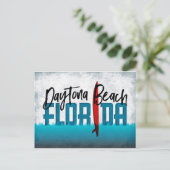 Surfboard Daytona Beach Briefkaart Florida (Staand voorkant)