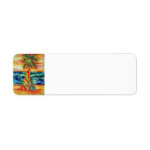 Surfboard en Guitar Return Label (Voorkant)