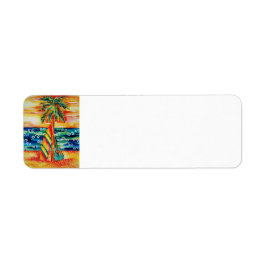 Surfboard en Guitar Return Label