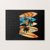 Surfboard  Klassieke Retro Legpuzzel (Horizontaal)