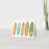 Surfboard Note Kaart (Voorkant)