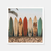 Surfboard papieren servetten (Voorkant)