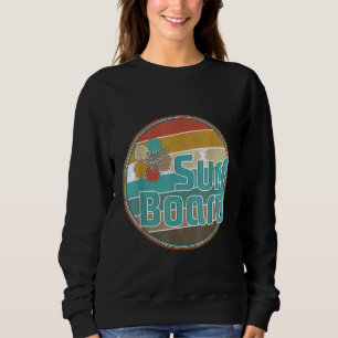 Surfboard Retro Hawaii Aloha Hibiscus Flow Trui